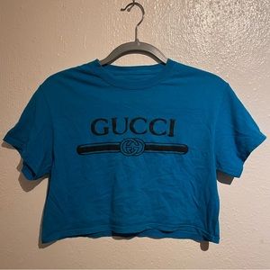 Vintage gucci crop T-shirt